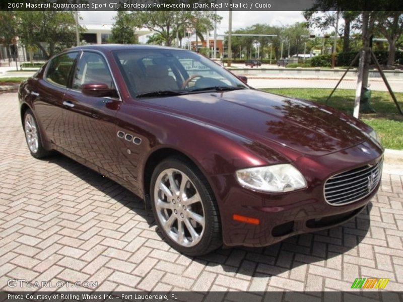  2007 Quattroporte Sport GT Bordeaux Pontevecchio (Dark Red Metallic)