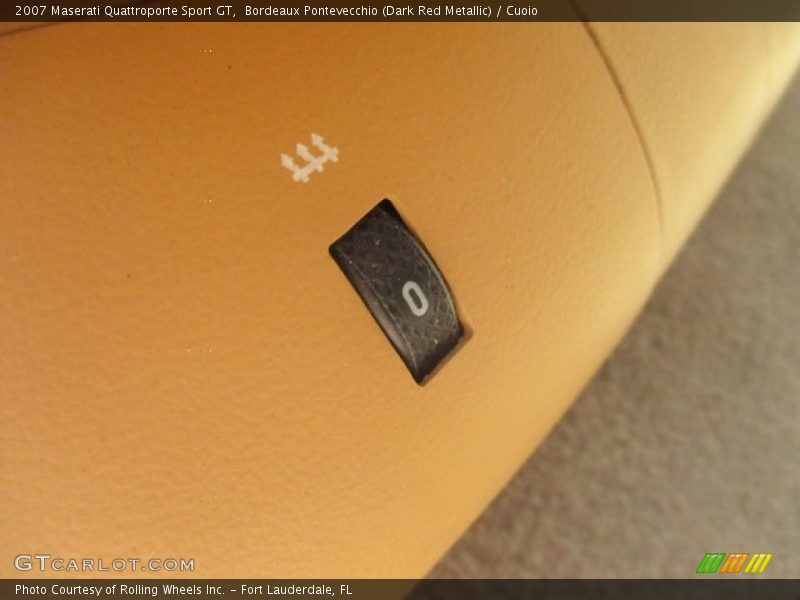 Bordeaux Pontevecchio (Dark Red Metallic) / Cuoio 2007 Maserati Quattroporte Sport GT