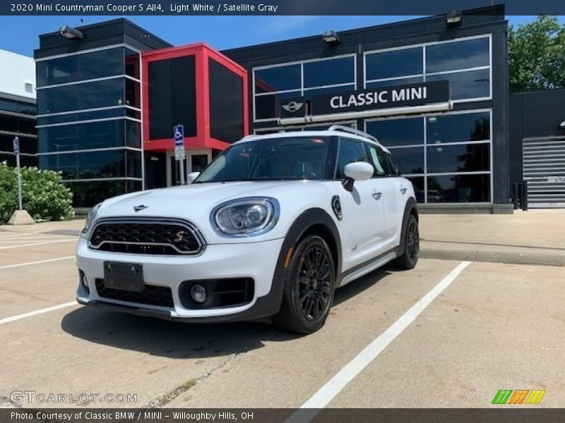 Light White / Satellite Gray 2020 Mini Countryman Cooper S All4