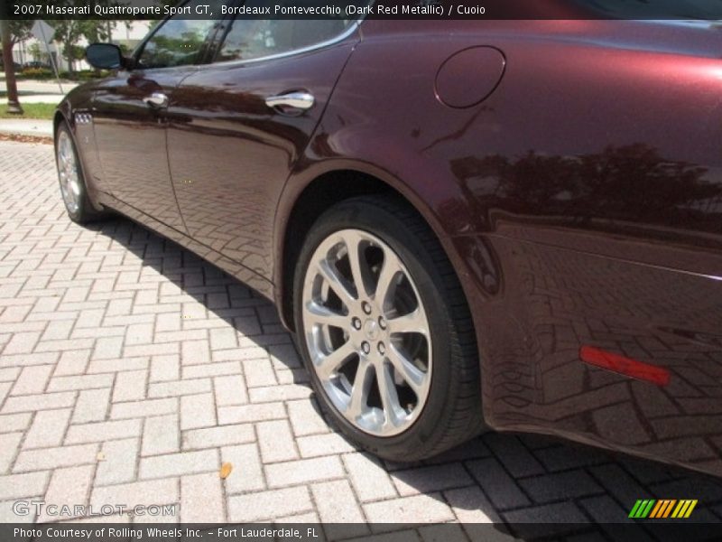Bordeaux Pontevecchio (Dark Red Metallic) / Cuoio 2007 Maserati Quattroporte Sport GT