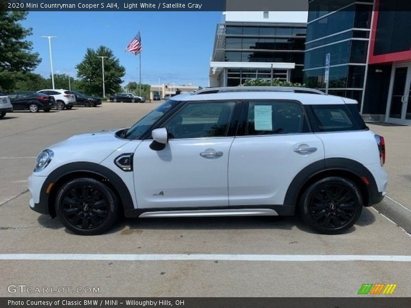 Light White / Satellite Gray 2020 Mini Countryman Cooper S All4