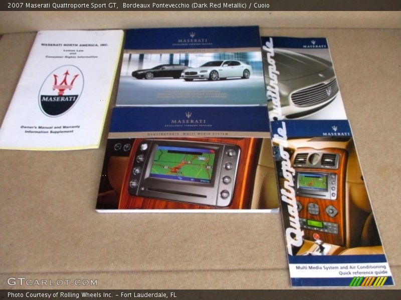 Books/Manuals of 2007 Quattroporte Sport GT