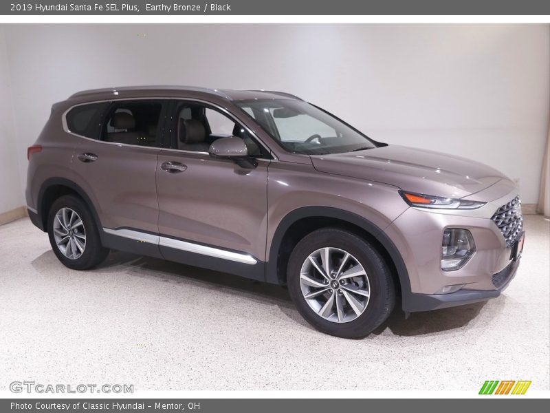 Earthy Bronze / Black 2019 Hyundai Santa Fe SEL Plus