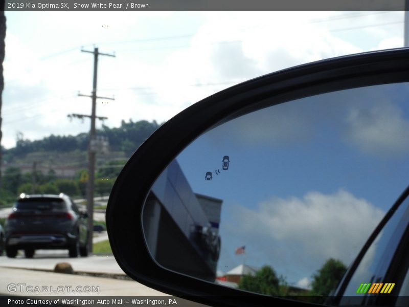 Snow White Pearl / Brown 2019 Kia Optima SX
