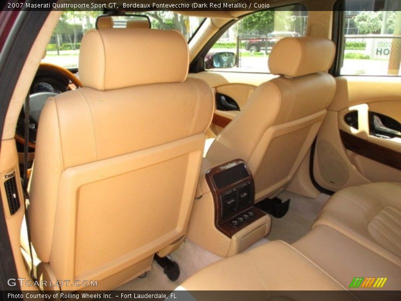 Bordeaux Pontevecchio (Dark Red Metallic) / Cuoio 2007 Maserati Quattroporte Sport GT