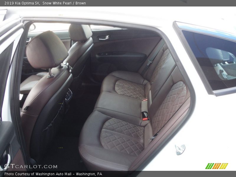 Snow White Pearl / Brown 2019 Kia Optima SX