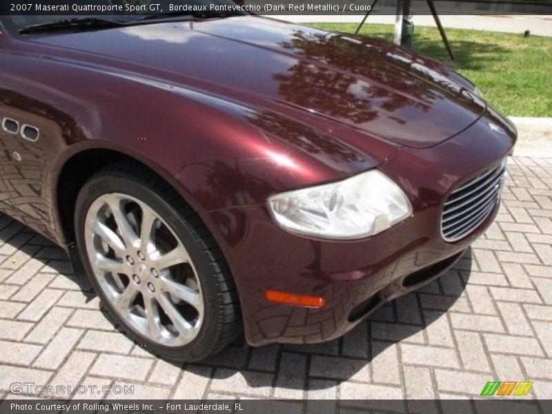 Bordeaux Pontevecchio (Dark Red Metallic) / Cuoio 2007 Maserati Quattroporte Sport GT