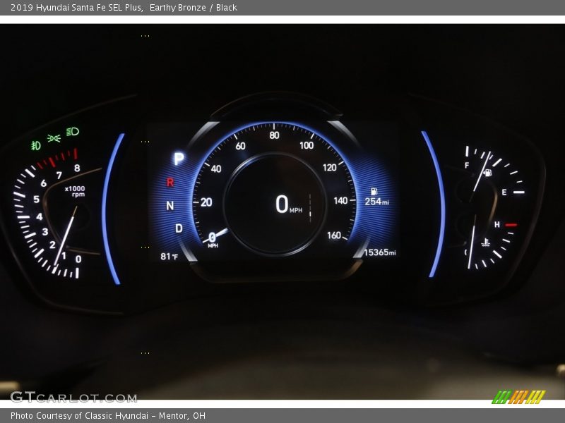 Earthy Bronze / Black 2019 Hyundai Santa Fe SEL Plus