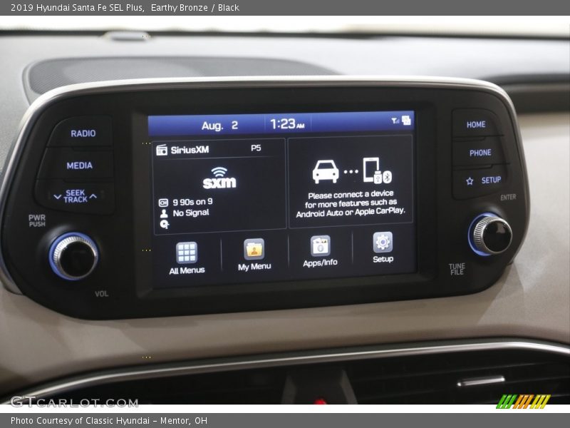 Earthy Bronze / Black 2019 Hyundai Santa Fe SEL Plus