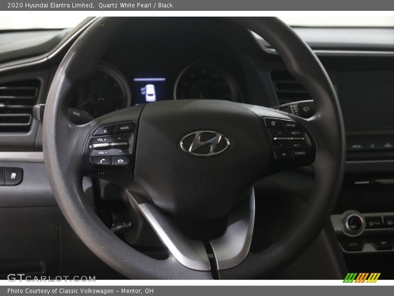 Quartz White Pearl / Black 2020 Hyundai Elantra Limited