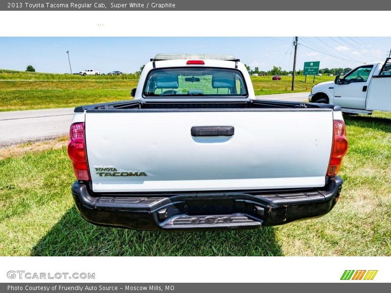 Super White / Graphite 2013 Toyota Tacoma Regular Cab
