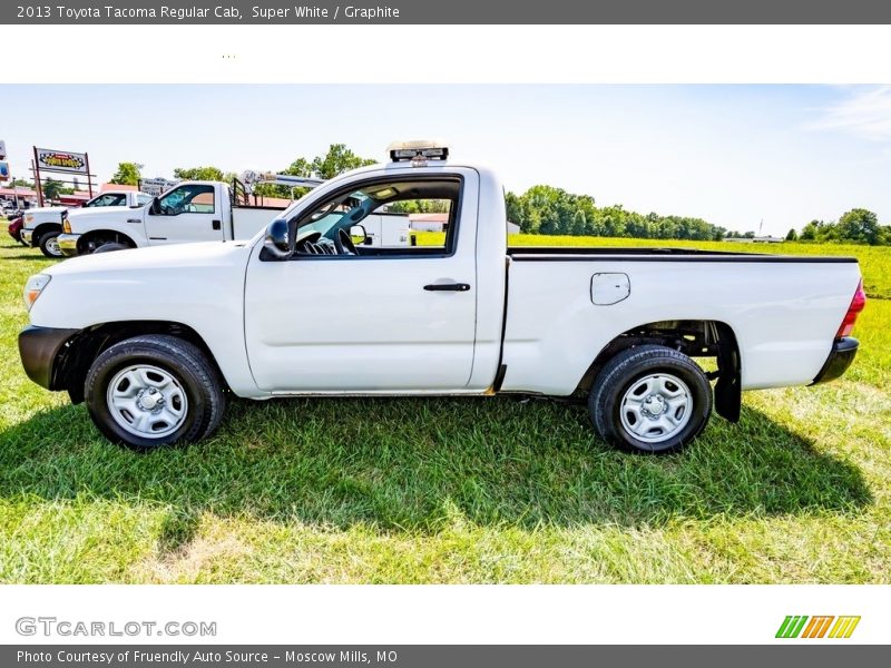 Super White / Graphite 2013 Toyota Tacoma Regular Cab