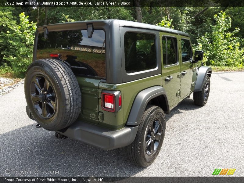 Sarge Green / Black 2022 Jeep Wrangler Unlimited Sport Altitude 4x4