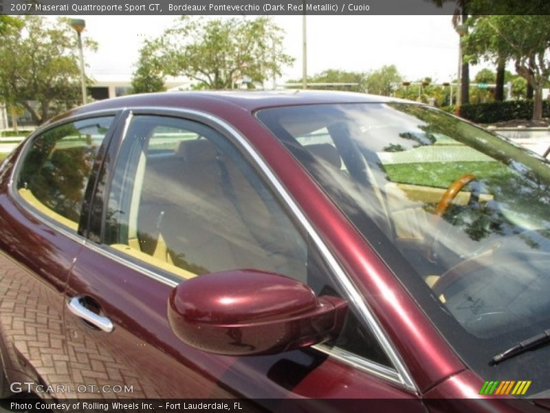 Bordeaux Pontevecchio (Dark Red Metallic) / Cuoio 2007 Maserati Quattroporte Sport GT