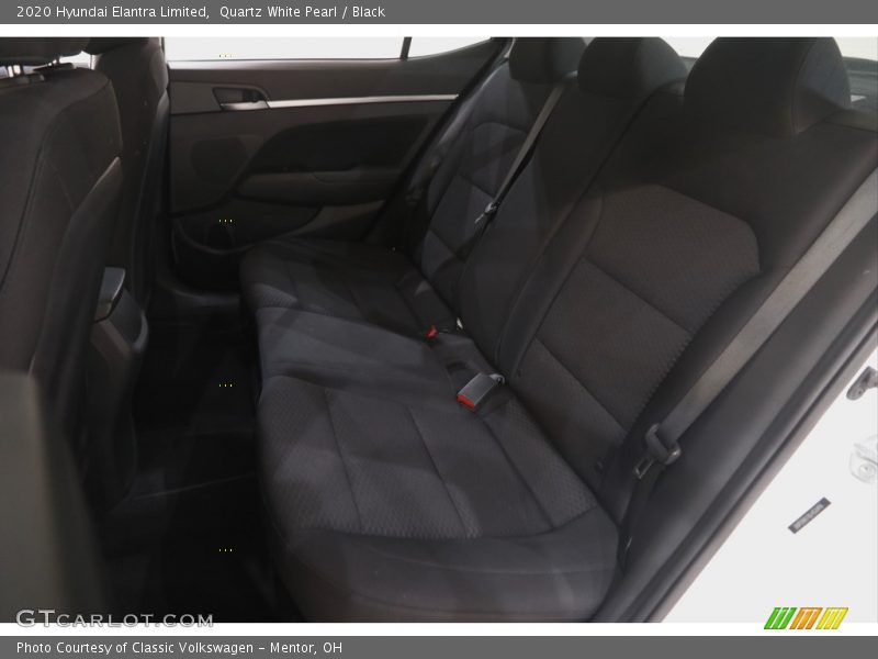 Quartz White Pearl / Black 2020 Hyundai Elantra Limited
