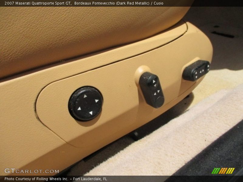 Bordeaux Pontevecchio (Dark Red Metallic) / Cuoio 2007 Maserati Quattroporte Sport GT