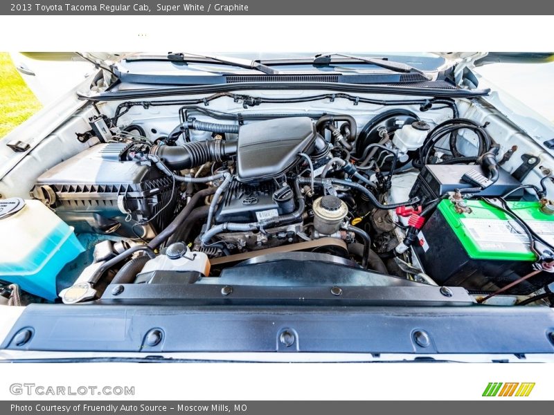 Super White / Graphite 2013 Toyota Tacoma Regular Cab