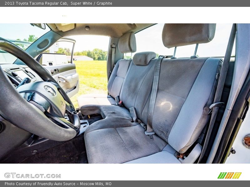 Super White / Graphite 2013 Toyota Tacoma Regular Cab