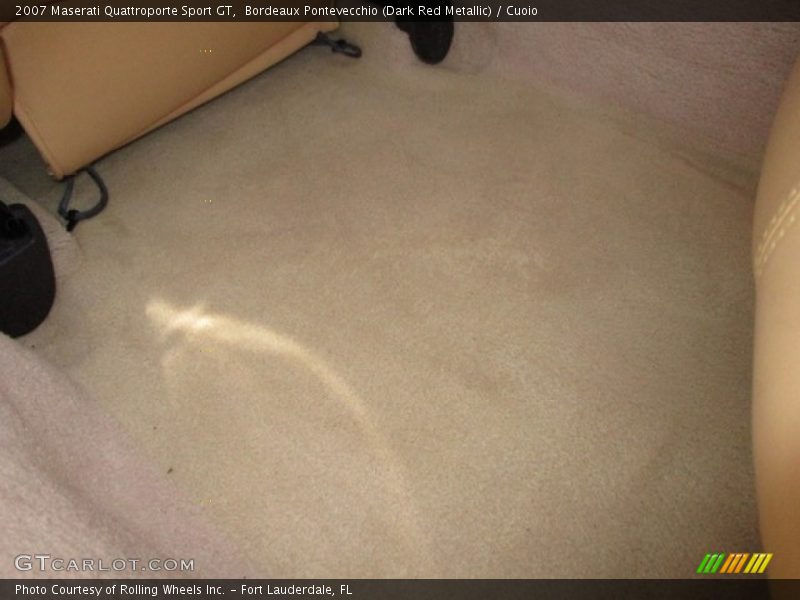 Bordeaux Pontevecchio (Dark Red Metallic) / Cuoio 2007 Maserati Quattroporte Sport GT