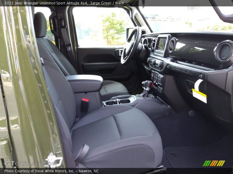 Sarge Green / Black 2022 Jeep Wrangler Unlimited Sport Altitude 4x4