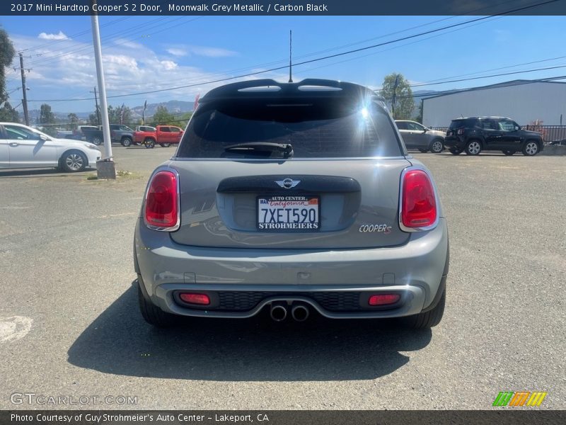 Moonwalk Grey Metallic / Carbon Black 2017 Mini Hardtop Cooper S 2 Door