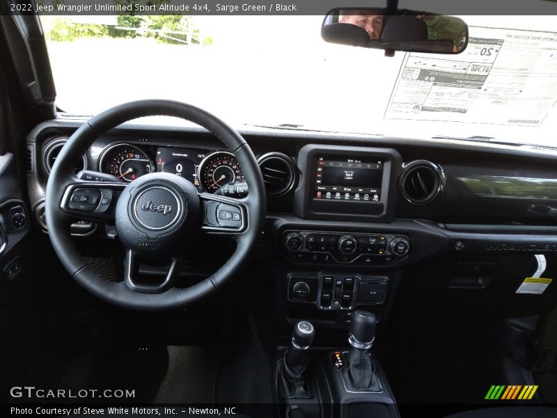 Sarge Green / Black 2022 Jeep Wrangler Unlimited Sport Altitude 4x4