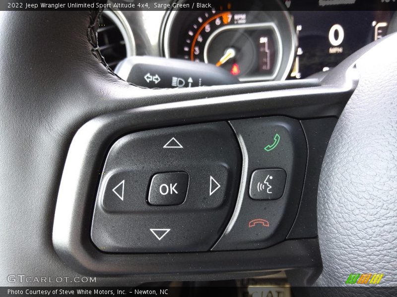 Sarge Green / Black 2022 Jeep Wrangler Unlimited Sport Altitude 4x4