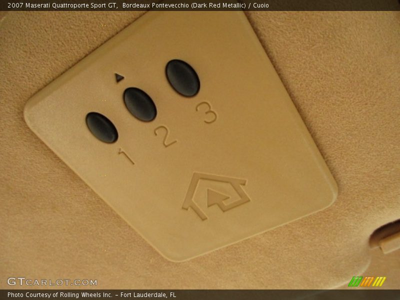 Bordeaux Pontevecchio (Dark Red Metallic) / Cuoio 2007 Maserati Quattroporte Sport GT