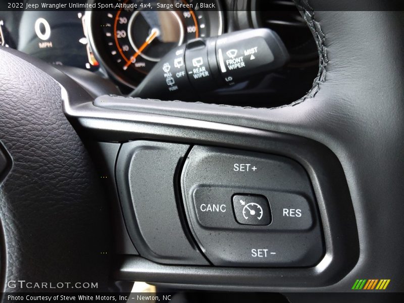 Sarge Green / Black 2022 Jeep Wrangler Unlimited Sport Altitude 4x4