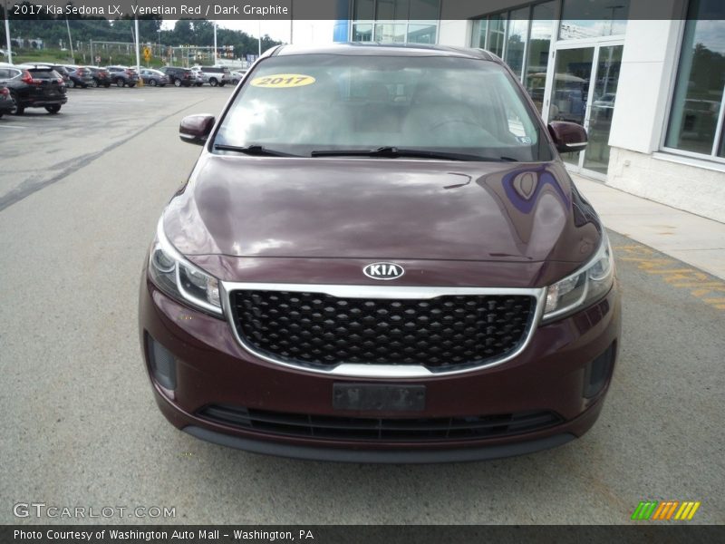 Venetian Red / Dark Graphite 2017 Kia Sedona LX