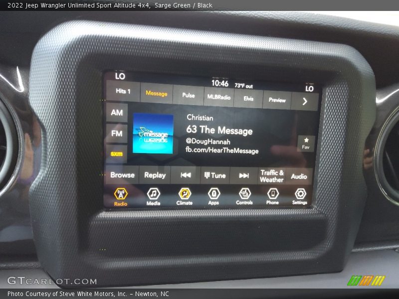 Sarge Green / Black 2022 Jeep Wrangler Unlimited Sport Altitude 4x4