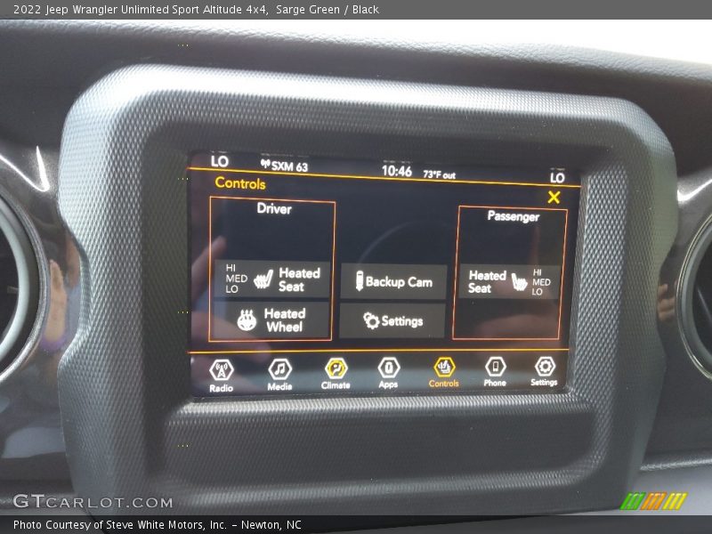 Sarge Green / Black 2022 Jeep Wrangler Unlimited Sport Altitude 4x4