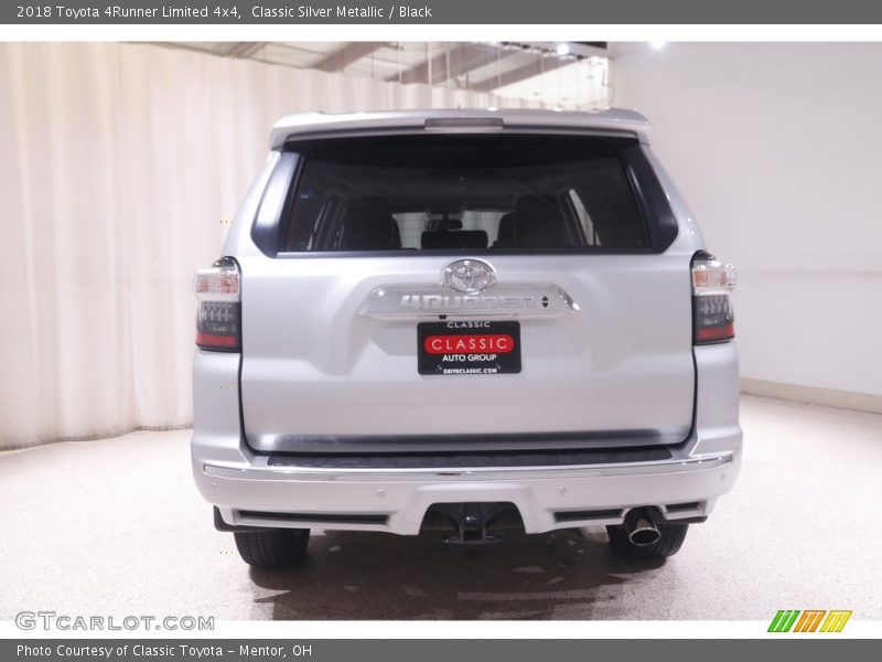 Classic Silver Metallic / Black 2018 Toyota 4Runner Limited 4x4