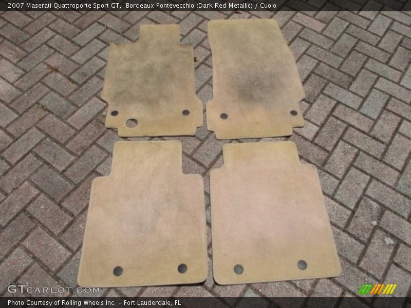 Bordeaux Pontevecchio (Dark Red Metallic) / Cuoio 2007 Maserati Quattroporte Sport GT