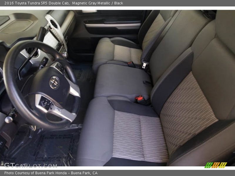 Magnetic Gray Metallic / Black 2016 Toyota Tundra SR5 Double Cab