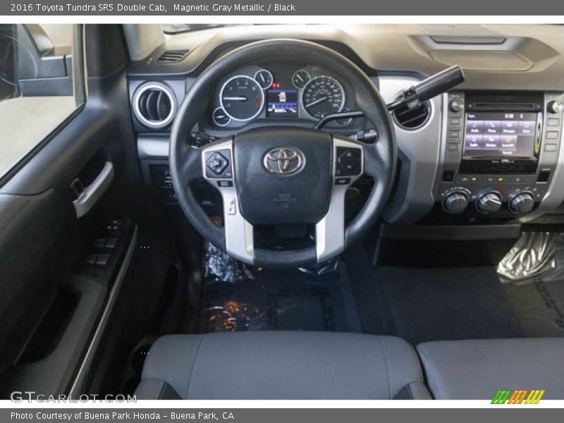 Magnetic Gray Metallic / Black 2016 Toyota Tundra SR5 Double Cab