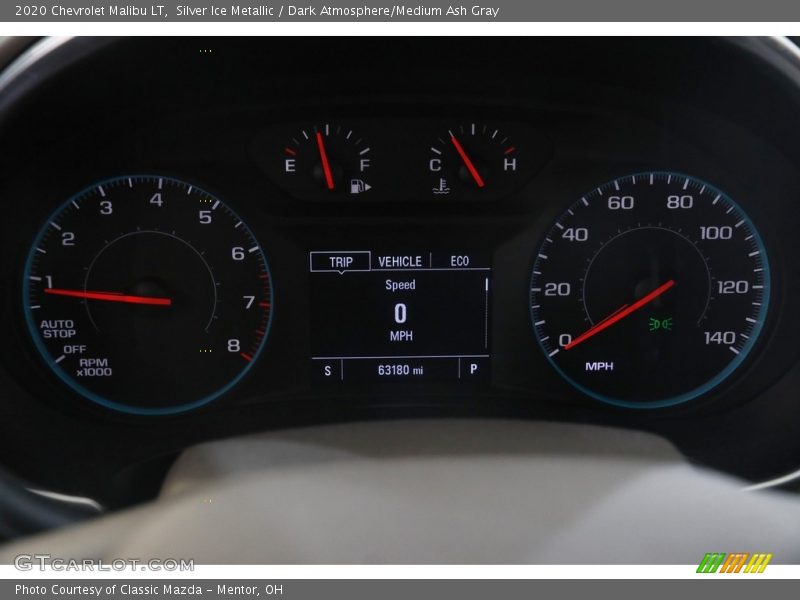 Silver Ice Metallic / Dark Atmosphere/Medium Ash Gray 2020 Chevrolet Malibu LT