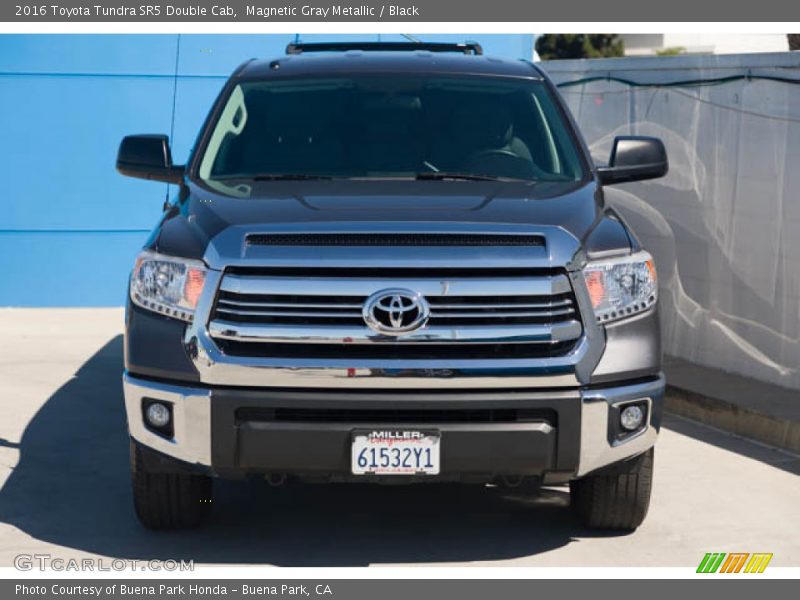 Magnetic Gray Metallic / Black 2016 Toyota Tundra SR5 Double Cab