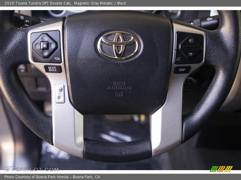Magnetic Gray Metallic / Black 2016 Toyota Tundra SR5 Double Cab