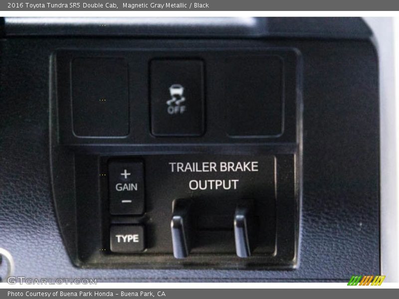 Magnetic Gray Metallic / Black 2016 Toyota Tundra SR5 Double Cab