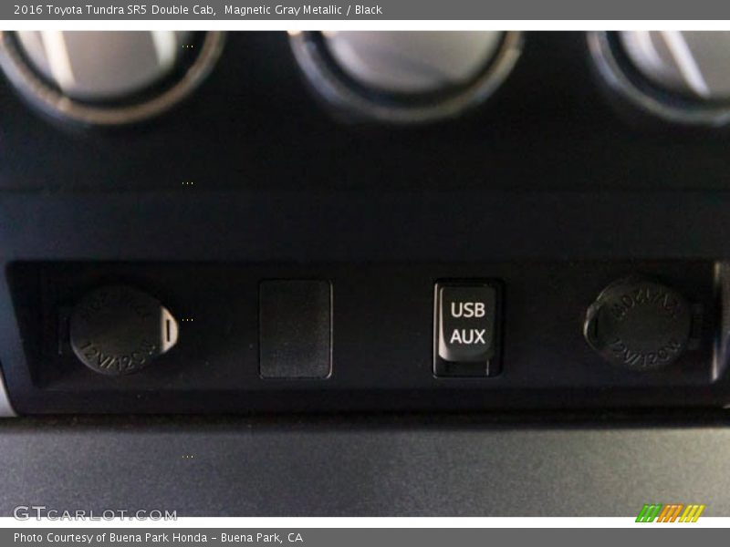 Magnetic Gray Metallic / Black 2016 Toyota Tundra SR5 Double Cab