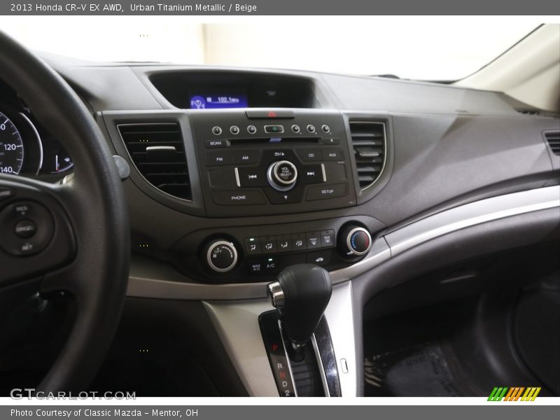 Urban Titanium Metallic / Beige 2013 Honda CR-V EX AWD