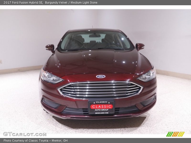Burgundy Velvet / Medium Light Stone 2017 Ford Fusion Hybrid SE