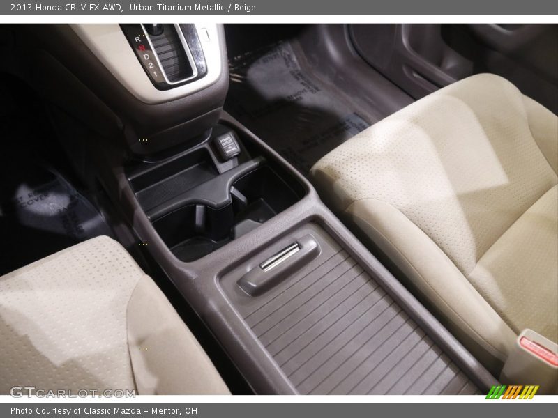 Urban Titanium Metallic / Beige 2013 Honda CR-V EX AWD