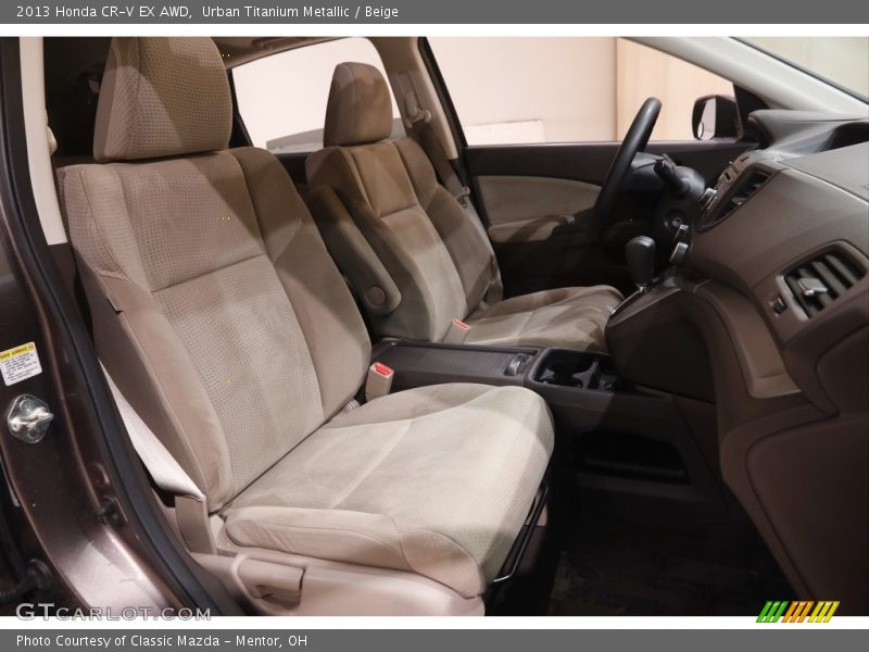 Urban Titanium Metallic / Beige 2013 Honda CR-V EX AWD