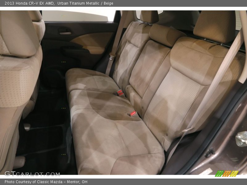 Urban Titanium Metallic / Beige 2013 Honda CR-V EX AWD
