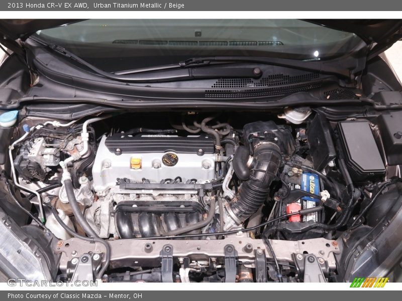 Urban Titanium Metallic / Beige 2013 Honda CR-V EX AWD