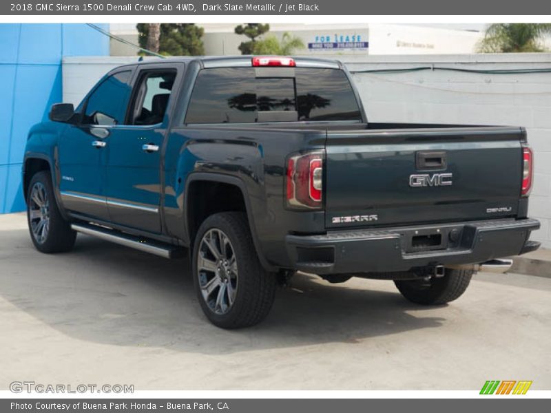 Dark Slate Metallic / Jet Black 2018 GMC Sierra 1500 Denali Crew Cab 4WD
