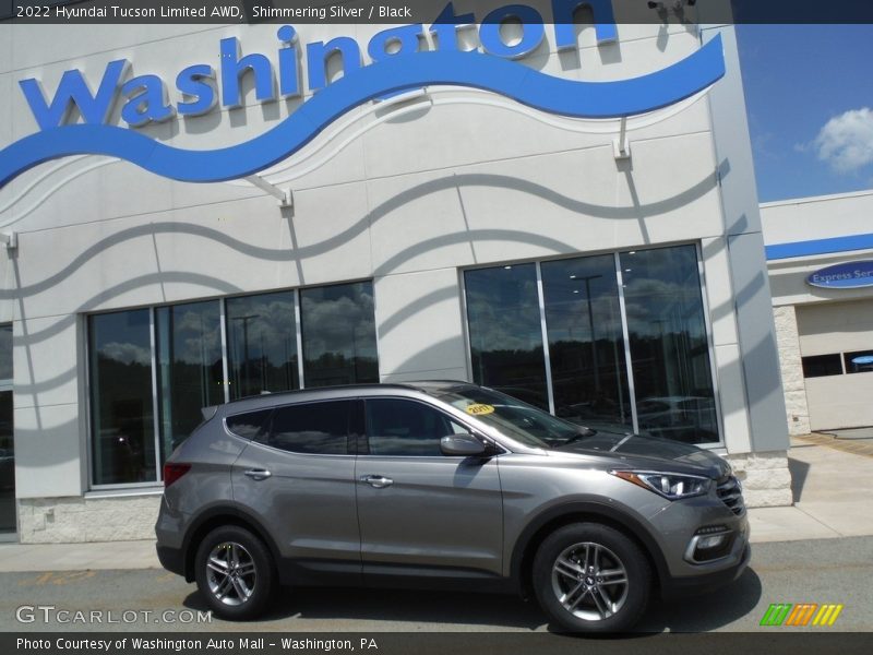 Shimmering Silver / Black 2022 Hyundai Tucson Limited AWD