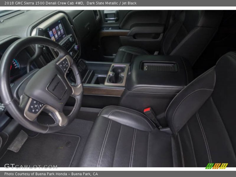 Dark Slate Metallic / Jet Black 2018 GMC Sierra 1500 Denali Crew Cab 4WD